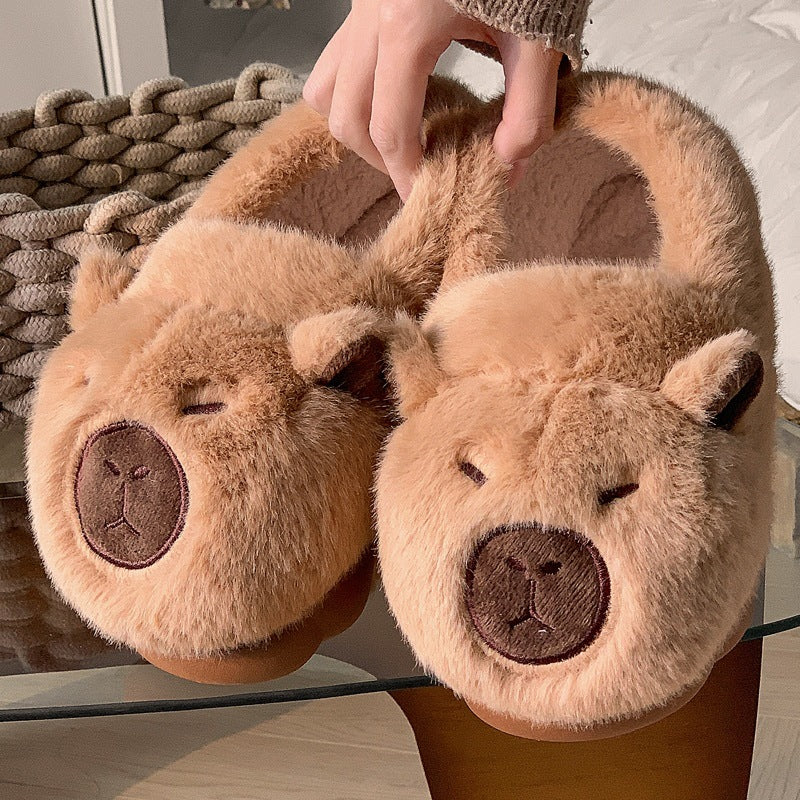 Pluszowe kapcie Capybara – miękkie i wyjątkowo wygodne